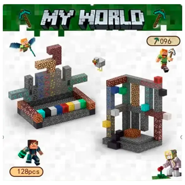 Constructor My World Magnetic Cube Building Sets Clasic/ Multicolor photo 1