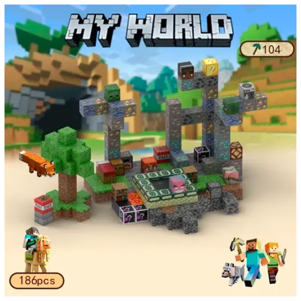 Constructor My World Magnetic Cube Building Sets Clasic/ Multicolor photo 1