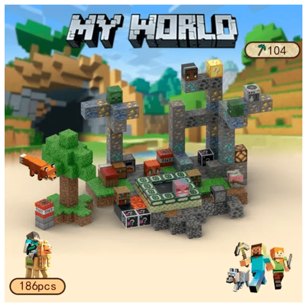 Constructor My World Magnetic Cube Building Sets Clasic/ Multicolor photo 1