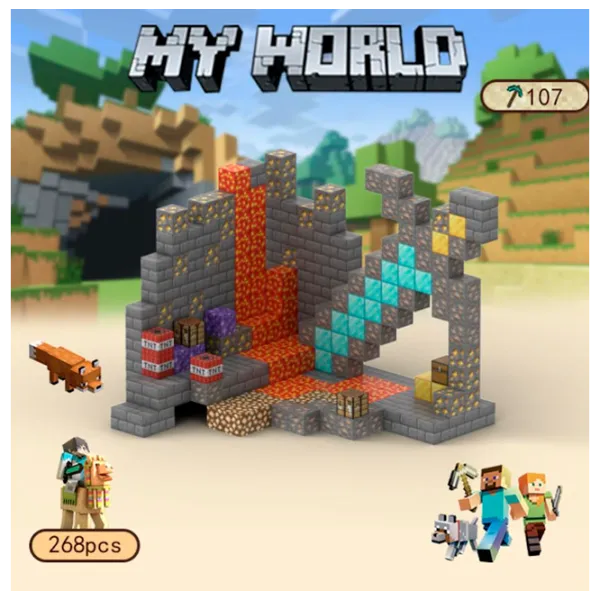 Constructor My World Magnetic Cube Building Sets Clasic/ Multicolor photo 1