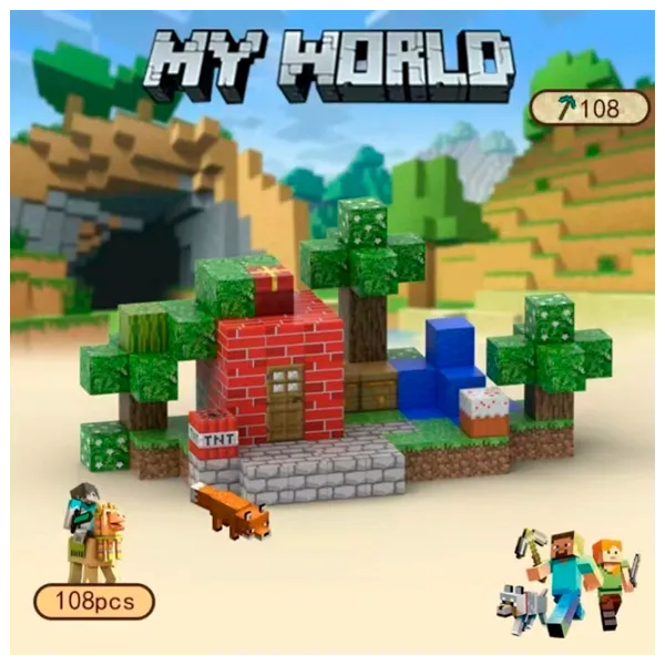 Constructor My World Magnetic Cube Building Sets Clasic/ Multicolor photo 1