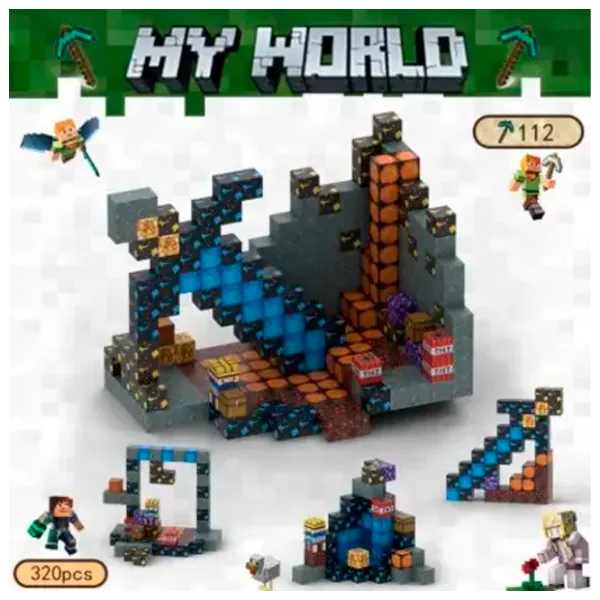 Constructor My World Magnetic Cube Building Sets Clasic/ Multicolor photo 1