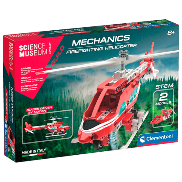 Constructor Clementoni Firefighting Helicopter Pompieri/ Red photo 1