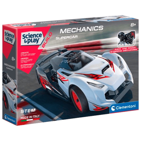 Constructor Clementoni Racing Cars Mașină/ Gray photo 1