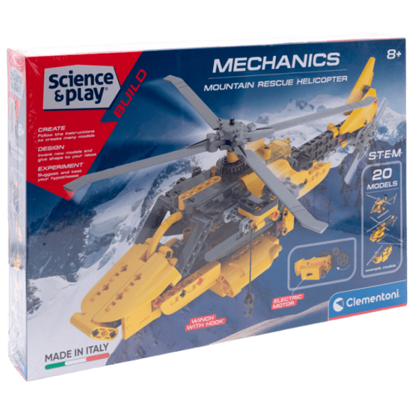 Constructor Clementoni Mountain Rescue Helicopter Elicopter/ Yellow photo 1