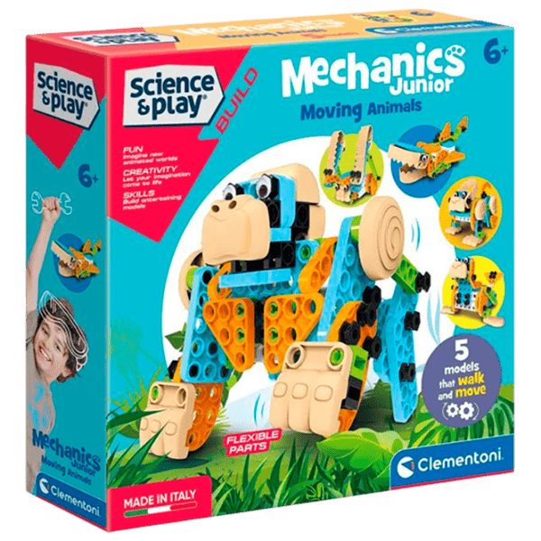 Constructor Clementoni Moving Animals Figuri/ Multicolor photo 1