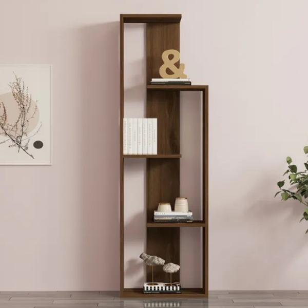 Etajeră Trendy Bagheta 160 x 50 x 19.6 cm / PAL / Walnut photo 3