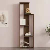 Стеллаж Trendy Bagheta 160 x 50 x 19.6см cm / ЛДСП / Oреховый photo 3
