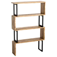 Etajeră Trendy Ceylan 128 x 80 x 22 cm / PAL / Black