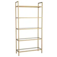 Etajeră Trendy K101 165 x 80 x 30 cm / Metal / Gold