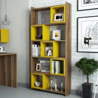 Etajeră Trendy Box 170 x 80 x 22 cm / PAL / Walnut photo 2