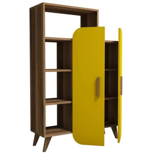 Etajeră Trendy Forma 132 x 90 x 32 cm / PAL / Walnut photo 1