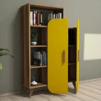 Etajeră Trendy Forma 132 x 90 x 32 cm / PAL / Walnut photo 3