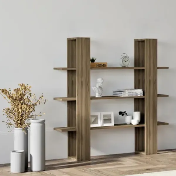 Etajeră Trendy ADA 120 x 120 x 23.2 cm / PAL / Walnut photo 2