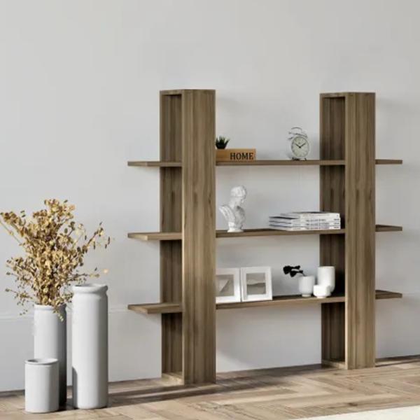 Etajeră Trendy ADA 120 x 120 x 23.2 cm / PAL / Walnut photo 2