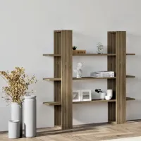 Стеллаж Trendy ADA 120 x 120 x 23.2см cm / ЛДСП / Oреховый photo 2
