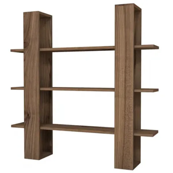 Etajeră Trendy ADA 120 x 120 x 23.2 cm / PAL / Walnut photo 1