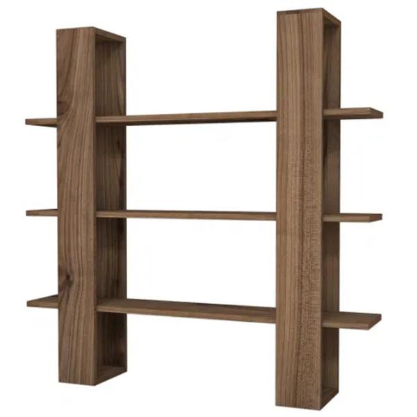 Etajeră Trendy ADA 120 x 120 x 23.2 cm / PAL / Walnut photo 1