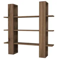 Etajeră Trendy ADA 120 x 120 x 23.2 cm / PAL / Walnut