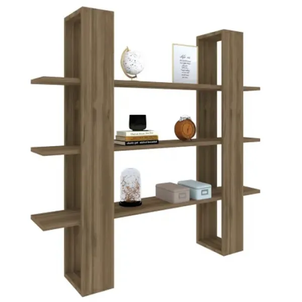 Etajeră Trendy ADA 120 x 120 x 23.2 cm / PAL / Walnut photo 3