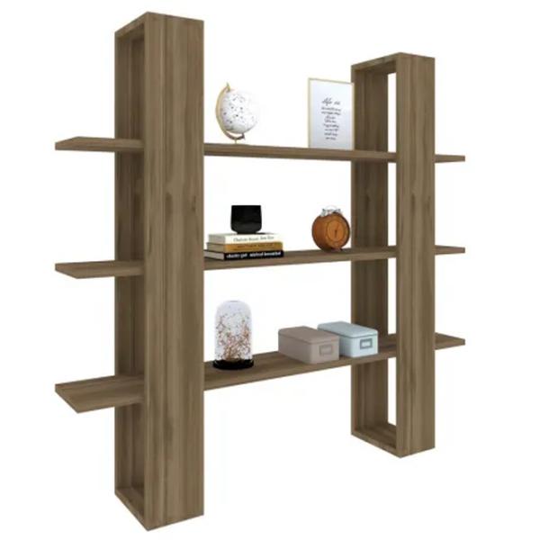 Etajeră Trendy ADA 120 x 120 x 23.2 cm / PAL / Walnut photo 3