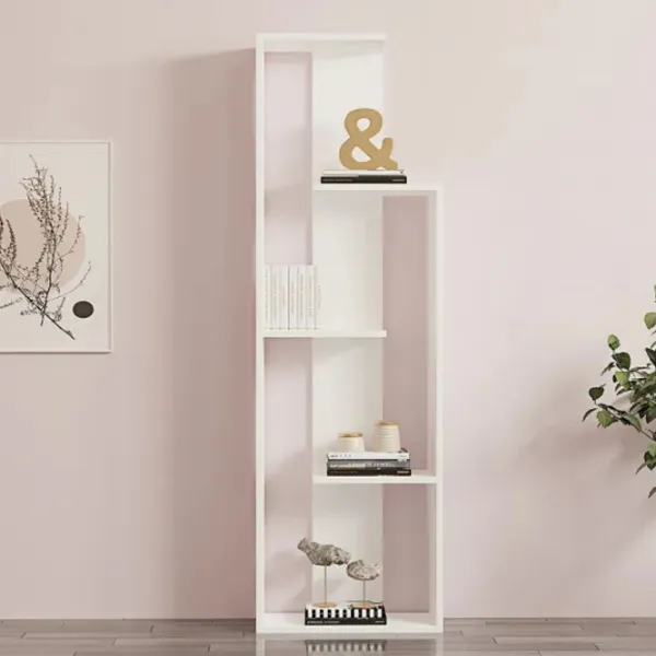 Etajeră Trendy Bagheta 160 x 50 x 19.6 cm / PAL / White photo 4