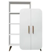 Etajeră Trendy Forma 132 x 90 x 32 cm / PAL / White