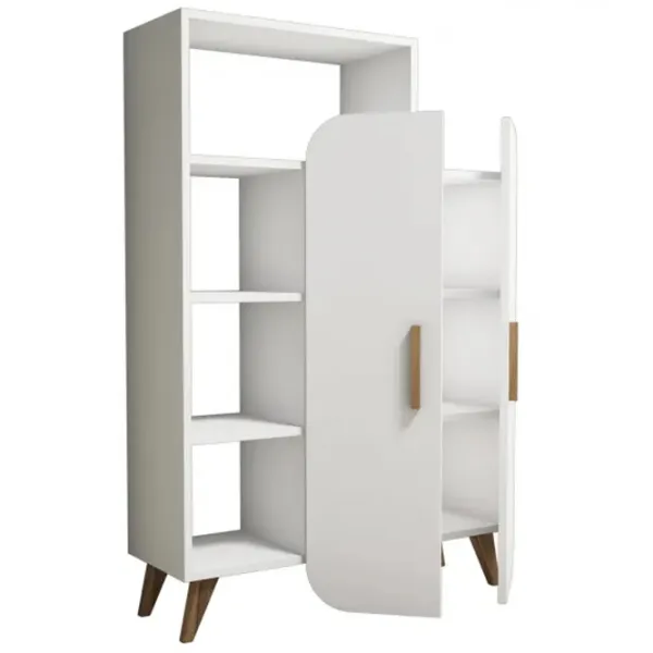 Etajeră Trendy Forma 132 x 90 x 32 cm / PAL / White photo 5