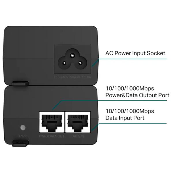 PoE Switch TP-Link PoE160S Black photo 3
