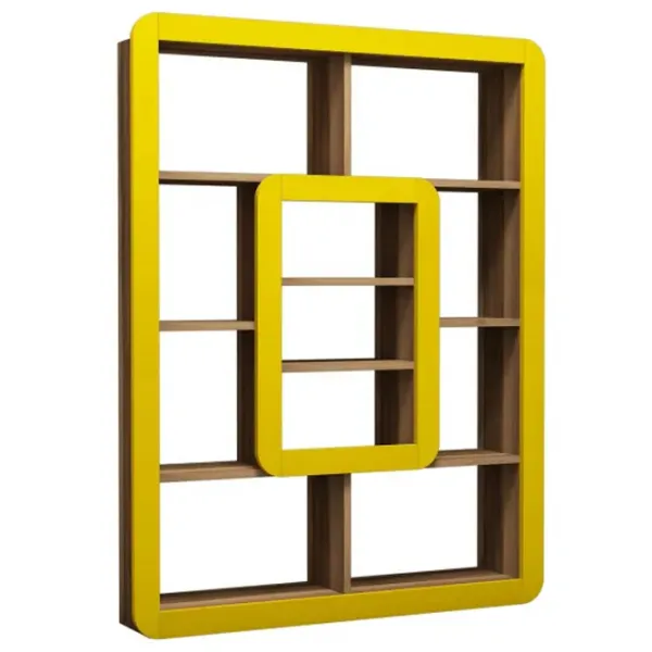 Etajeră Trendy Orkide 140 x 108.4 x 21.8 cm / PAL / Walnut photo 1