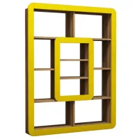 Etajeră Trendy Orkide 140 x 108.4 x 21.8 cm / PAL / Walnut