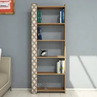Etajeră Trendy City 170 x 64.6 x 24.2 cm / PAL / Walnut photo 2
