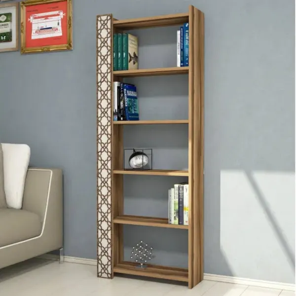 Etajeră Trendy City 170 x 64.6 x 24.2 cm / PAL / Walnut photo 3