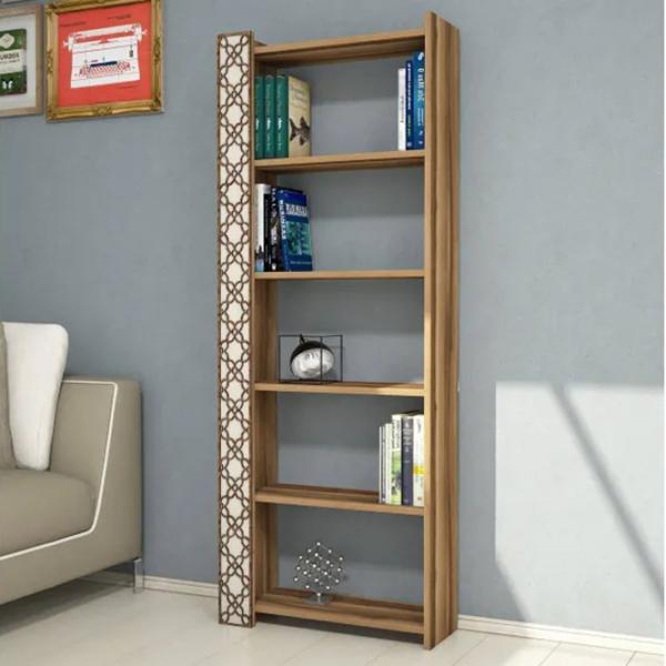 Etajeră Trendy City 170 x 64.6 x 24.2 cm / PAL / Walnut photo 3