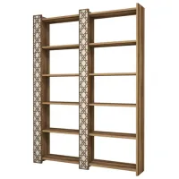 Etajeră Trendy City 2 170 x 124.6 x 24.2 cm / PAL / Walnut