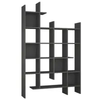 Etajeră Trendy Manco 188 x 122 x 25.5 cm / PAL / Anthracite