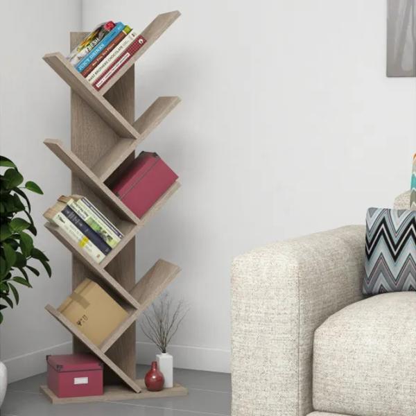 Etajeră Trendy Hitit 128.5 x 46 x 22 cm / PAL / Walnut photo 3