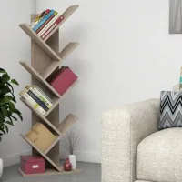 Стеллаж Trendy Hitit 128.5 x 46 x 22см cm / ЛДСП / Oреховый photo 3