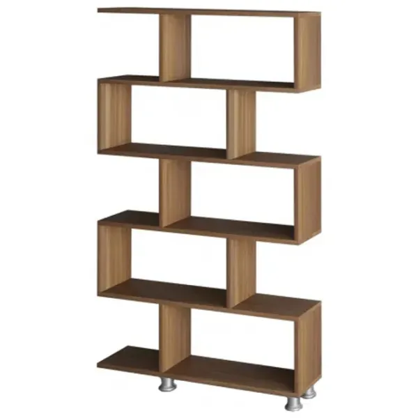 Etajeră Trendy Nilufer 156 x 90 x 20 cm / PAL / Walnut photo 1