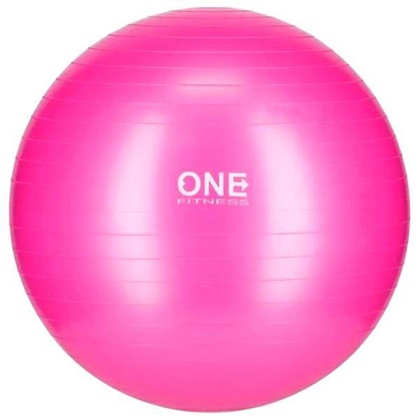 Фитбол ONE Fitness Gym Ball 10 55 см / Розовый photo 1
