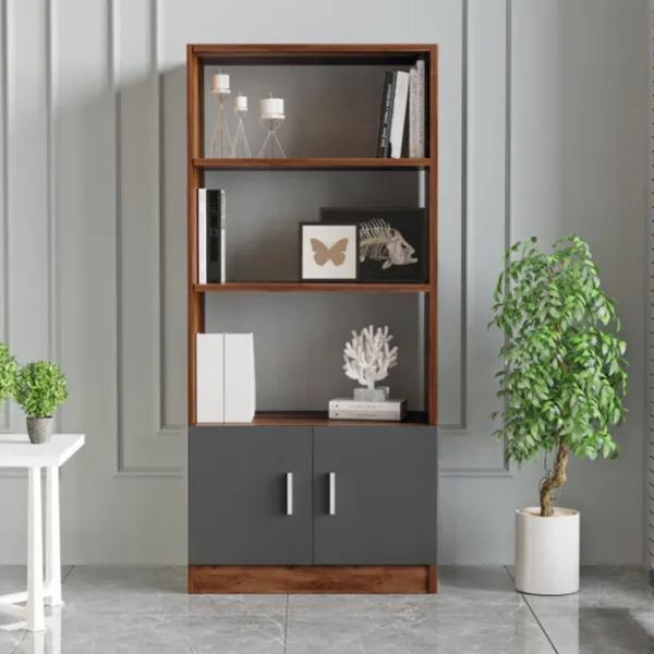 Etajeră Trendy VO4-BA 140 x 63.6 x 37.6 cm / PAL / Walnut photo 2