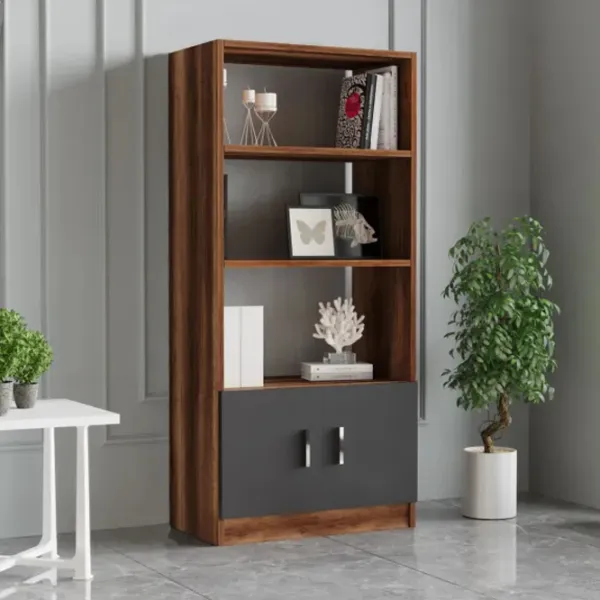 Etajeră Trendy VO4-BA 140 x 63.6 x 37.6 cm / PAL / Walnut photo 5