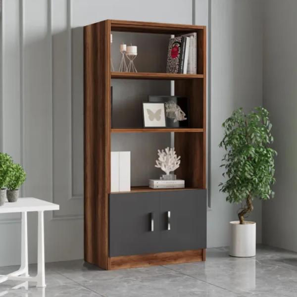 Etajeră Trendy VO4-BA 140 x 63.6 x 37.6 cm / PAL / Walnut photo 5