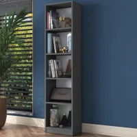 Стеллаж Trendy HC111 161.8 x 40 x 25см cm / ЛДСП / Anthracite photo 4