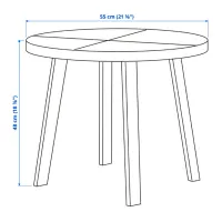 Журнальный столик Ikea Stockholm 2025 55 905.865.58 Тёмно-коричневый photo 2