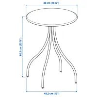 Măsuță de cafea Ikea Tanebro 706.051.62 Light Yellow photo 2