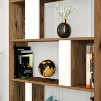 Стеллаж Trendy Lima 180 x 90 x 20см cm / ЛДСП / Oреховый photo 5