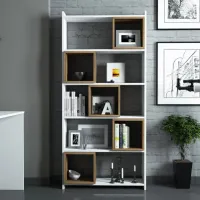 Etajeră Trendy Box 170 x 80 x 22 cm / PAL / White photo 2