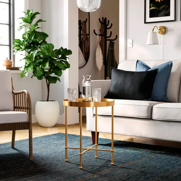 Măsuță de cafea Ikea Torsjo 605.904.15 Gold photo 3