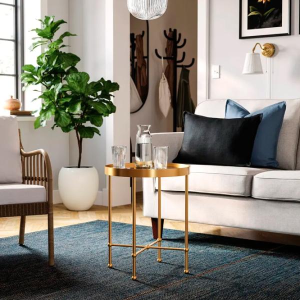 Măsuță de cafea Ikea Torsjo 605.904.15 Gold photo 3